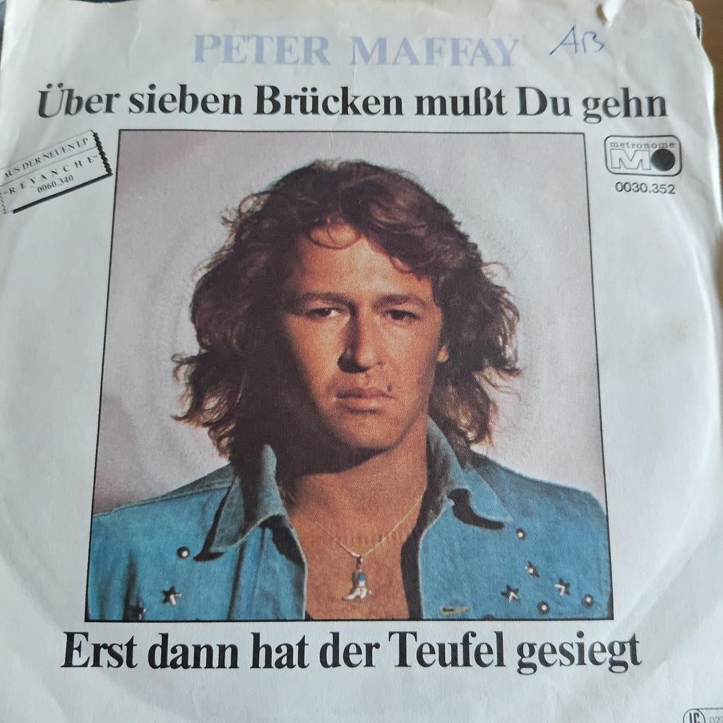 Peter Maffay - Über sieben Brücken mußt Du gehn Single, Gebruikt, 7 inch, Single, Ophalen of Verzenden