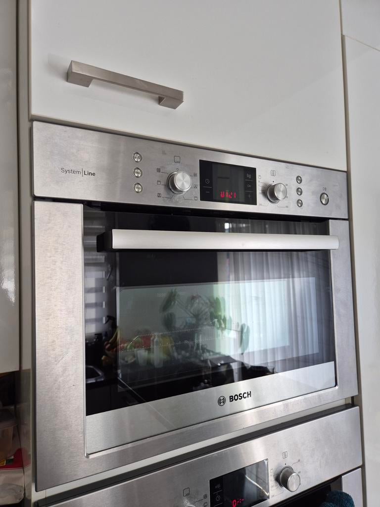 Bosch combi oven magnetron HBC84KE53/09 - Oven werkt, Ophalen, Magnetronfunctie, 45 tot 60 cm