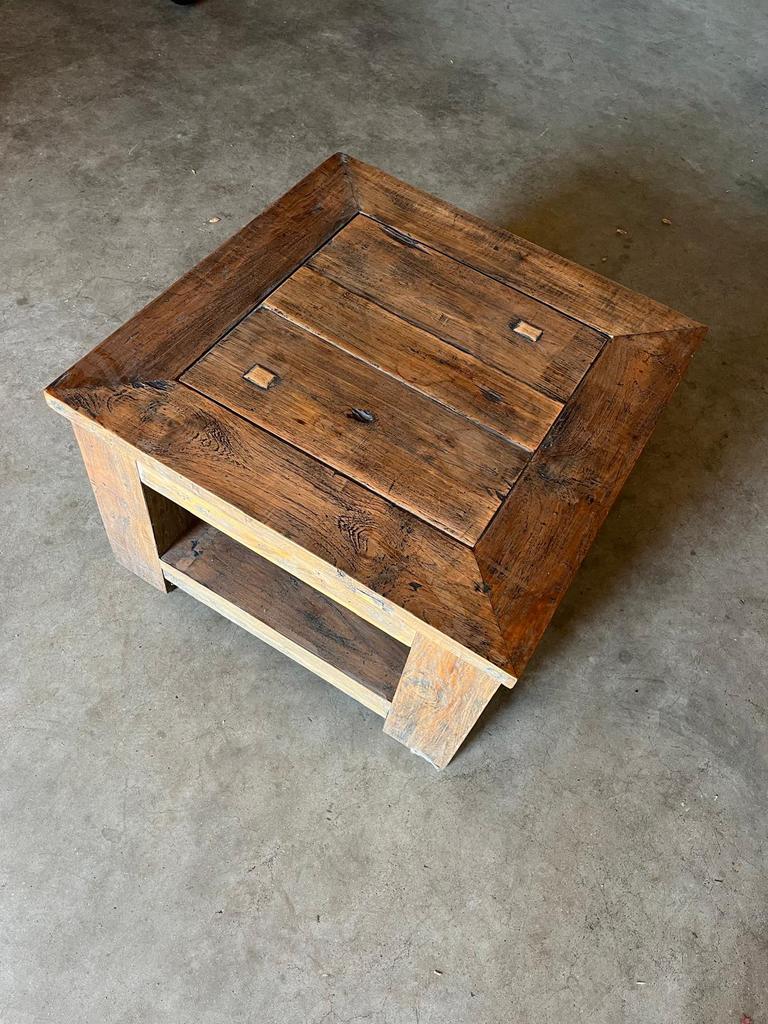 Bijzettafel / salontafel, Ophalen, 50 tot 100 cm, Zo goed als nieuw, Minder dan 50 cm
