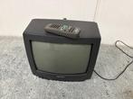 Sharp 14 inch CRT tv + remote jaren 90, Audio, Tv en Foto, Vintage Televisies, Ophalen of Verzenden, Gebruikt, Minder dan 40 cm