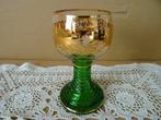 Verguld Roemer glas wijnglas wijnglaasje Roemer Schönberg, Overige typen, Onbekend, Ophalen of Verzenden, Zo goed als nieuw