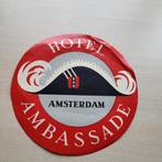 Papier; Hotel ambassade Amsterdam Stadswapen, Verzenden, Noord-Holland