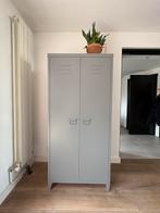 Grijze metalen locker kast, Huis en Inrichting, Ophalen, Gebruikt, 50 tot 100 cm, Metaal