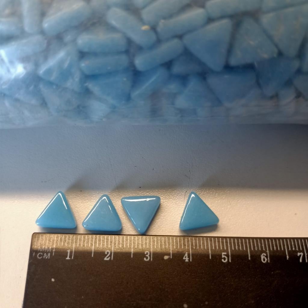 Glas mozaïek steentjes - Knutselmateriaal, Nieuw, Ophalen of Verzenden, Blauw, Knutselmateriaal