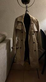 Mango beige lange jas maat xs, Kleding | Heren, Jassen | Winter, Ophalen, Zo goed als nieuw, Maat 46 (S) of kleiner, Beige