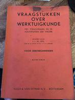 Boekje. Vraagstukken over werktuigkunde, Boeken, Techniek, Ophalen of Verzenden, Zo goed als nieuw, Werktuigbouwkunde