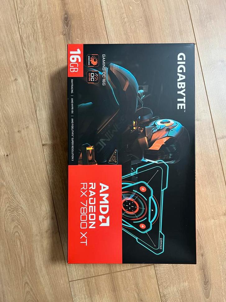 Gigabyte RX 7800 XT, Computers en Software, Videokaarten, Zo goed als nieuw, AMD, PCI-Express 4.0, GDDR6, HDMI, Verzenden