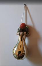oude kerstbal Gablons, Gablonzer, vaasje, vintage 12,5 cm, Antiek en Kunst, Ophalen of Verzenden