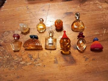 Vintage Miniatuur Parfumflesjes - Set van 10 beschikbaar voor biedingen
