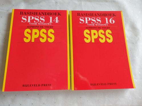 Basishandboek SPSS 14 16 voor Windows Alphons de Voicht, Boeken, Informatica en Computer, Zo goed als nieuw, Ophalen of Verzenden