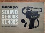 Sankyo Sound XL-600S/XL-400S Handleiding, Ophalen of Verzenden, 8mm, Camera