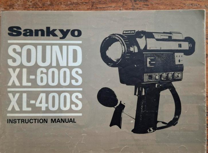 Sankyo Sound XL-600S/XL-400S Handleiding, Audio, Tv en Foto, Videocamera's Analoog, Camera, 8mm, Ophalen of Verzenden