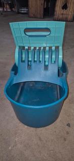 Leifheit Dweil Emmer met Uitwringsysteem, Huis en Inrichting, Emmers, Ophalen of Verzenden, Gebruikt, Kunststof, Met deksel