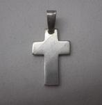 Zilveren kruis hanger nr.1097, Sieraden, Tassen en Uiterlijk, Kettinghangers, Gebruikt, Zilver, Kruis of Symbool, Zilver