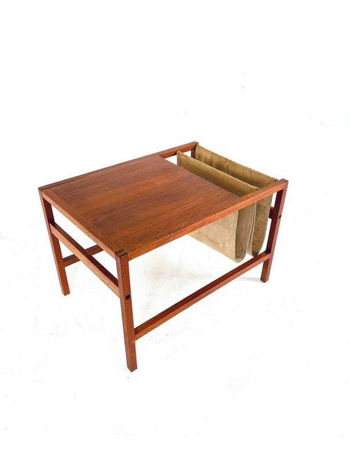 Vintage Deense lectuurtafel jaren ‘60, Huis en Inrichting, Tafels | Salontafels, Zo goed als nieuw, Minder dan 50 cm, Minder dan 50 cm