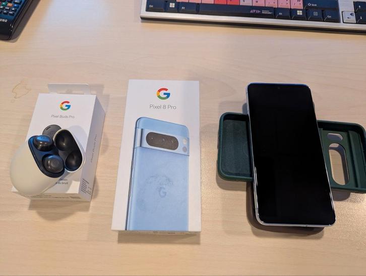 Google Pixel 8 Pro en buds RUILEN  pixel 8 of pixel 9 256gb, Telecommunicatie, Mobiele telefoons | Overige merken, Zo goed als nieuw