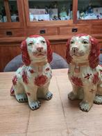 Set van twee grote vintage Staffordshire honden, Antiek en Kunst, Ophalen of Verzenden
