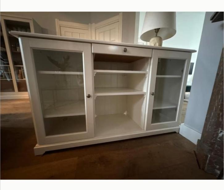 Liatorp IKEA buffetkast /dressoir, Huis en Inrichting, Kasten | Dressoirs, Zo goed als nieuw, 50 tot 100 cm, 25 tot 50 cm, Met lade(s)