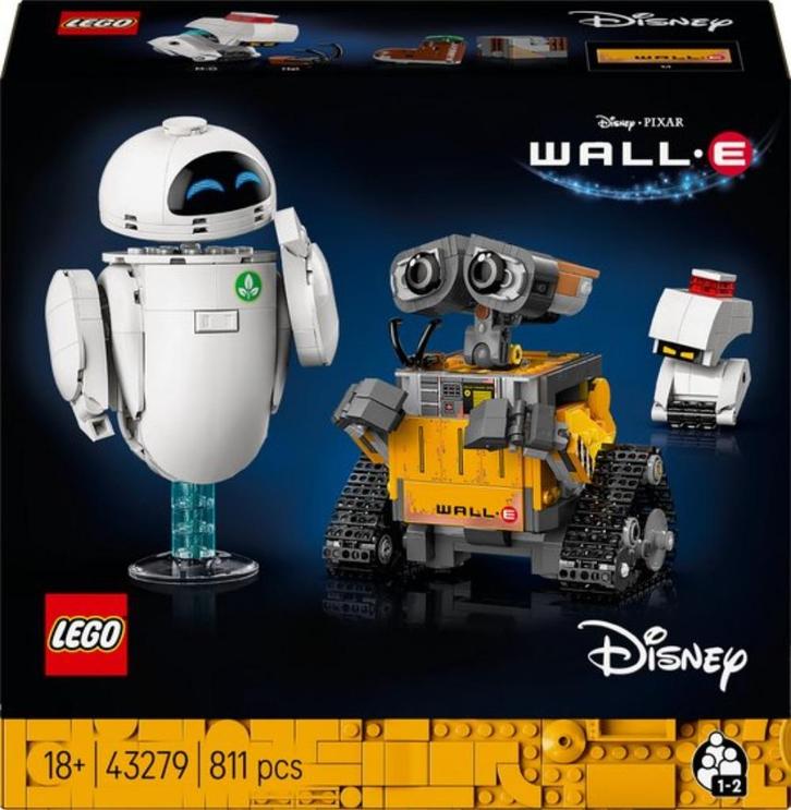 LEGO Disney en Pixar WALL-E en EVE - 43279, Kinderen en Baby's, Speelgoed | Duplo en Lego, Nieuw, Lego, Complete set, Ophalen of Verzenden
