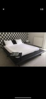 Lignet Roset Maly Bed - Zwart Leer, Huis en Inrichting, Slaapkamer | Bedden, Ophalen, Overige materialen, Gebruikt, Zwart
