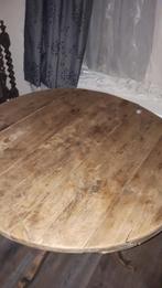 Antieke nostalgische bolpoot tafel waarschijnlijke teak hout, Ophalen of Verzenden