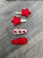 Kleine haarspeldjes - klik klak speldjes - rood, Ophalen of Verzenden, Zo goed als nieuw
