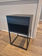 Ikea VIKHAMMER Nachtkastje, zwart, 40x39 cm, Ophalen, Zo goed als nieuw, Hout, Minder dan 45 cm