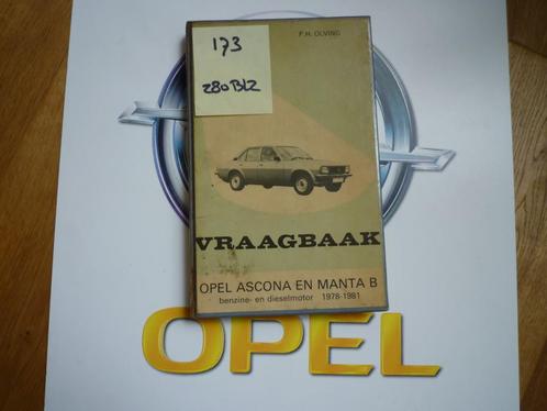 Opel Ascona/ Manta B1 vraagbaak nr 173, Auto diversen, Handleidingen en Instructieboekjes, Ophalen of Verzenden