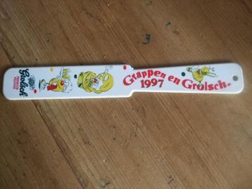 Grolsch spatel 1997 / afschuimer Grappen en Golsch beschikbaar voor biedingen