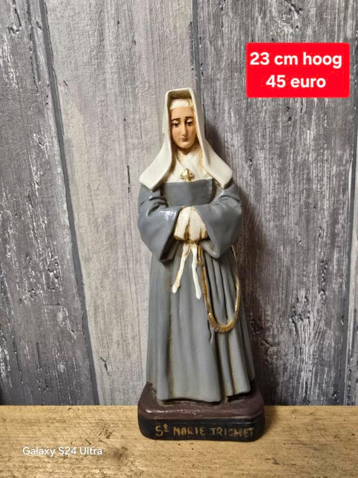 020 Religie Beeld 23 cm hoog
Het beeld komt uit Frankrijk, Antiek en Kunst, Antiek | Religie, Ophalen