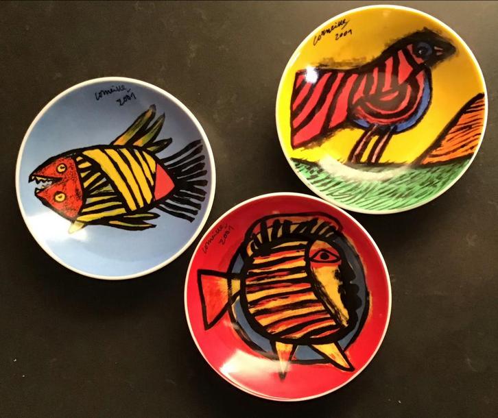 3 Corneille Schaaltjes - Porselein - 2001, Huis en Inrichting, Keuken | Servies, Zo goed als nieuw, Schaal of Schalen, Overige stijlen