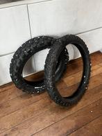 Off-Road Banden set 130/80-17 + 90/90-21, Motoren, Ophalen of Verzenden, Zo goed als nieuw