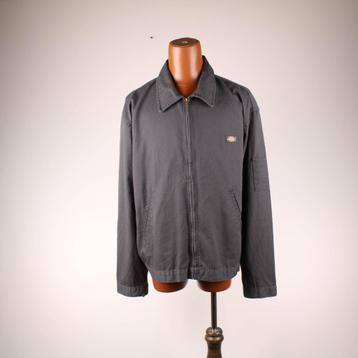 Grijze Harrington jas maat XL vintage katoen beschikbaar voor biedingen
