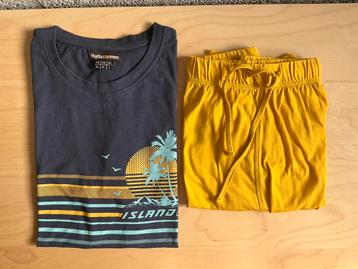 Heren pyjama. 1 x gedragen ❗️. Shortama. ZGAN maat L beschikbaar voor biedingen