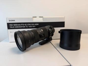 Sigma 150 - 600 Sports - F5-6.3 DG OS HSM - Nikon beschikbaar voor biedingen