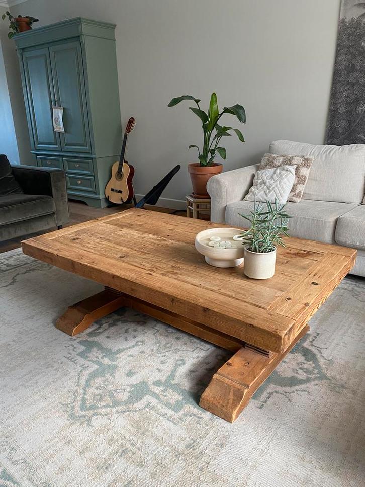 Salontafel 140x80, Huis en Inrichting, Tafels | Salontafels, Gebruikt, Minder dan 50 cm, 50 tot 100 cm, 100 tot 150 cm, Rechthoekig