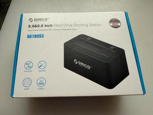 ORICO 6619US3 harde schijf docking station. NIEUW, Computers en Software, Dockingstations, Nieuw, Harde schijf, Ophalen of Verzenden