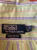 Polo Ralph Lauren shirt 17/43 XL custom fit LM, Ophalen of Verzenden, Zo goed als nieuw, Groen, Halswijdte 43/44 (XL)