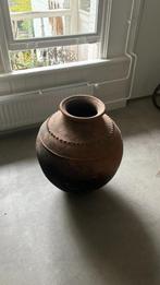 Handgemaakte Terracotta Pot, Tuin en Terras, Bloempotten, Ophalen, Gebruikt, Rond, Tuin