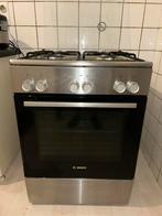Bosch Gasfornuis - 4 pit - RVS, Ophalen, 4 kookzones, Zo goed als nieuw, Gas