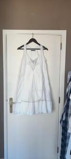 Marithe François girbaud witte romantische jurk, Kleding | Dames, Jurken, Verzenden, Wit, Maat 42/44 (L), Zo goed als nieuw