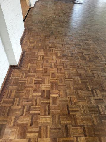 150m2 houten mozaiek vloer