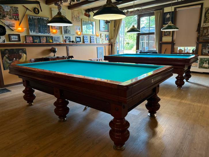 Gabriels 6-poots biljarttafel, Sport en Fitness, Biljarten en Poolen, Zo goed als nieuw, Biljarttafel, Ophalen of Verzenden
