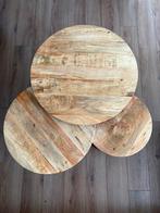 Salontafelset Anne, Ophalen, Zo goed als nieuw, Rond, Minder dan 50 cm