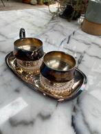 Zilverplated Melk en Suiker Setje, Ophalen of Verzenden, Zilver