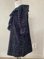 SHEIN blouse V-hals zwart / witte stip NIEUW maat S ZQ, Nieuw, Shein, Maat 36 (S), Zwart