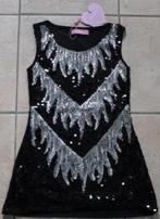 Feestelijke feest glitter jurk maat 4, Kinderen en Baby's, Kinderkleding | Maat 98, Ophalen of Verzenden, Zo goed als nieuw, Meisje