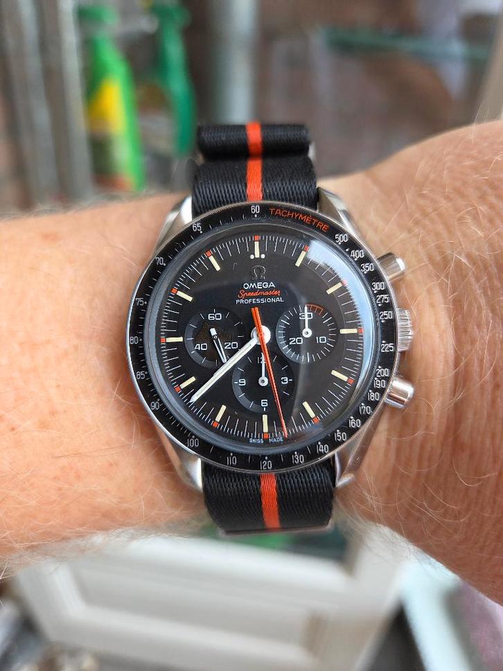 Omega Speedmaster Speedy Tuesday - Ultraman - zeldzaam, Sieraden, Tassen en Uiterlijk, Horloges | Heren, Zo goed als nieuw, Polshorloge
