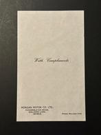 Morgan with compliments malvern England, Ophalen of Verzenden, Zo goed als nieuw, Overige merken