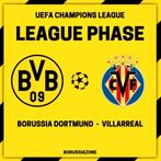 Borussia Dortmund – Villarreal | UCL | Nordtribune, Tickets en Kaartjes, Losse kaart, Drie personen of meer, November, Europa of Champions League